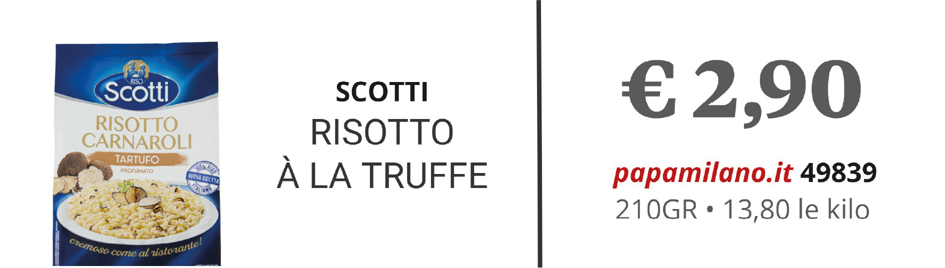 SCOTTI RISOTTO À LA TRUFFE